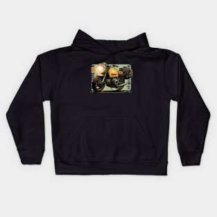 Yellow Scrambler Kids Hoodie